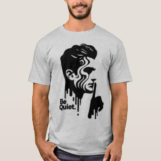 Silent Man Gift-be Quiet Symbol for Peace lovers T-Shirt