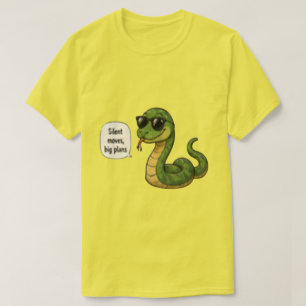 Silent Moves, Big Plans   Motivational Quote  T-Shirt