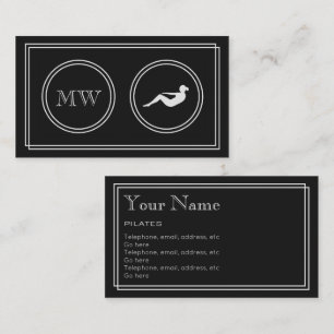 "Silent Movie" Pilates Business Cards