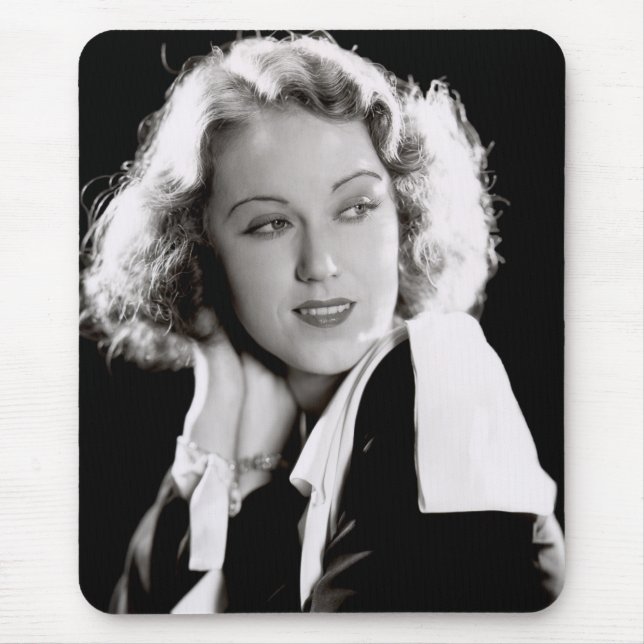 Silent Movie Star Fay Wray Mouse Pad (Front)