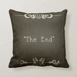 SILENT MOVIES PILLOW "The End"