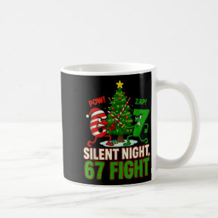 Silent Night 67 Fight Funny Christmas  Coffee Mug