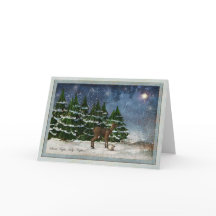 Silent Night Christmas Card