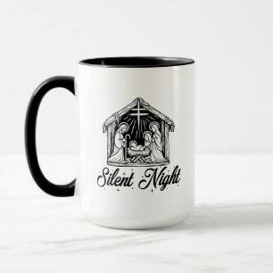 Silent Night - Christmas Nativity Scene Mug