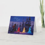 Silent Night - Double Peace Of The Season Holiday Card<br><div class="desc"></div>