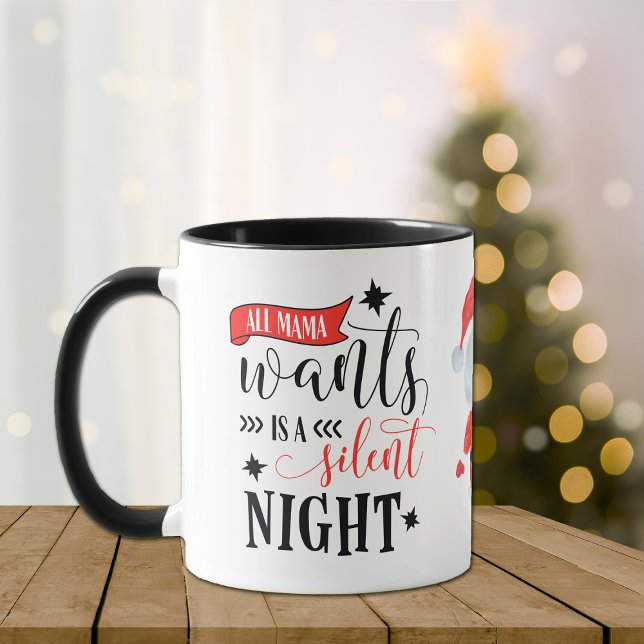 Silent Night from Santa Mama Mug (Creator Uploaded)