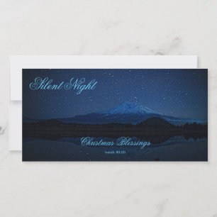 SILENT NIGHT HOLIDAY CARD