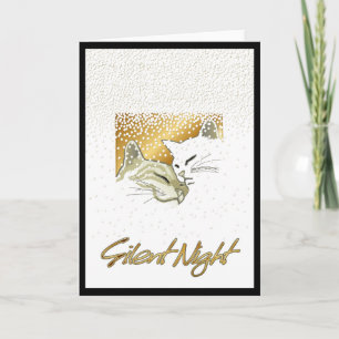 Silent Night Holiday Card