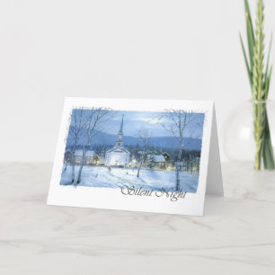 Silent Night Holiday Card