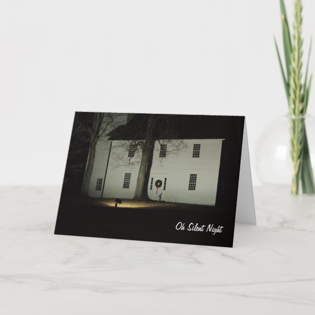 Silent Night Holiday Card (Front)