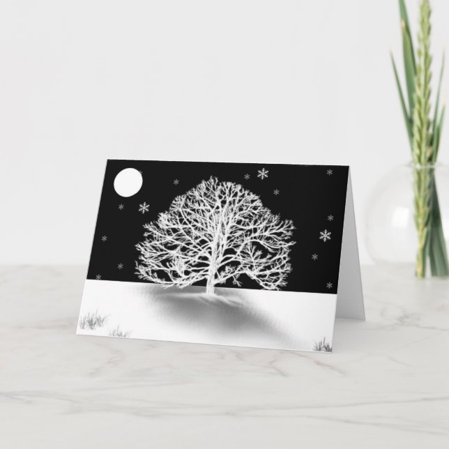 Silent Night Holiday Card (Front)