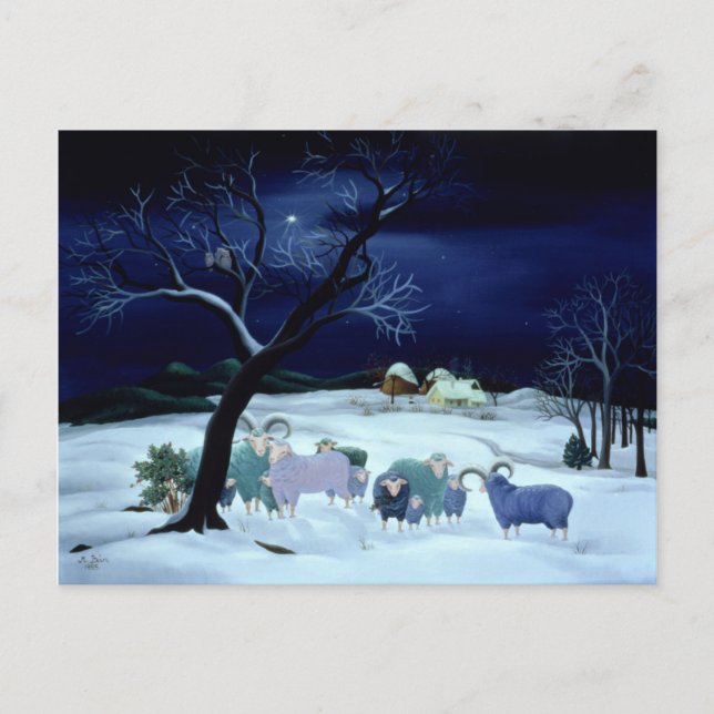 Silent Night Holy Night 1995 Postcard (Front)