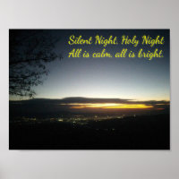 Silent Night Holy Night - Agrinio Greece at night