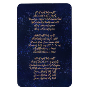 Silent Night, holy Night, christmas carol Magnet