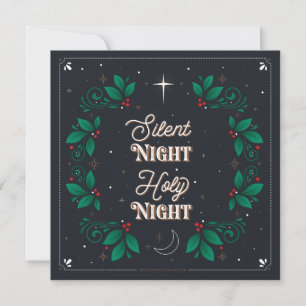 Silent Night, Holy Night Flat Card 5.25