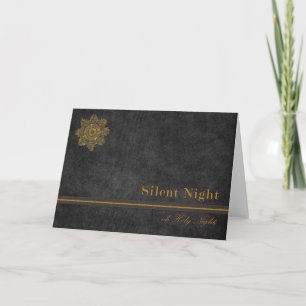 Silent Night Holy Night Holiday Card