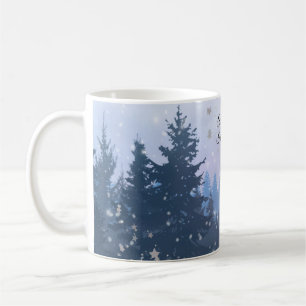 Silent Night Holy Night Magic Winter Illustration  Coffee Mug