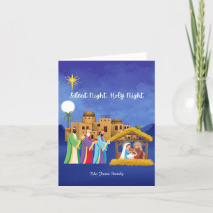 Silent Night, Holy Night Thank You Card