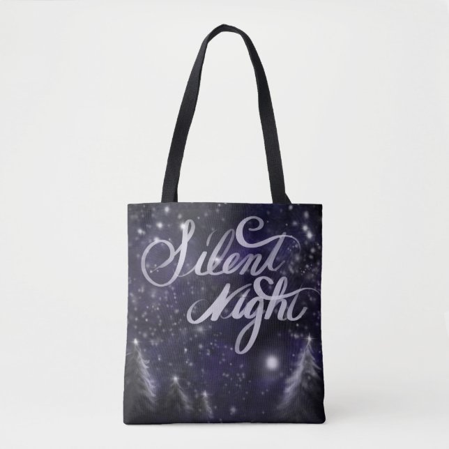 Silent Night - Holy Night Tote Bag (Front)