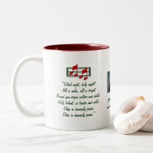 Silent Night Hymn Two-Tone Coffee Mug