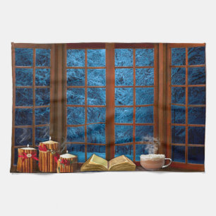 Silent Night Kitchen Towel