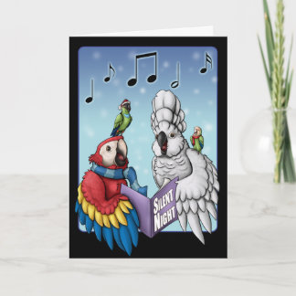 "Silent Night?" Parrot Christmas Card