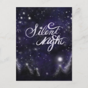 Silent Night - romantic Holiday snow scene