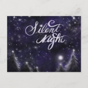 Silent Night - romantic Holiday snow scene