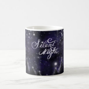 Silent Night - romantic Holiday snow scene Coffee Mug