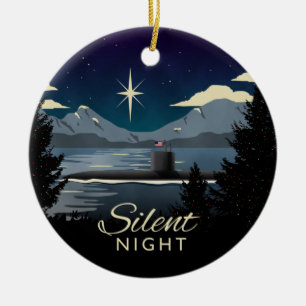 Silent Night - Submarine Holiday Ornament