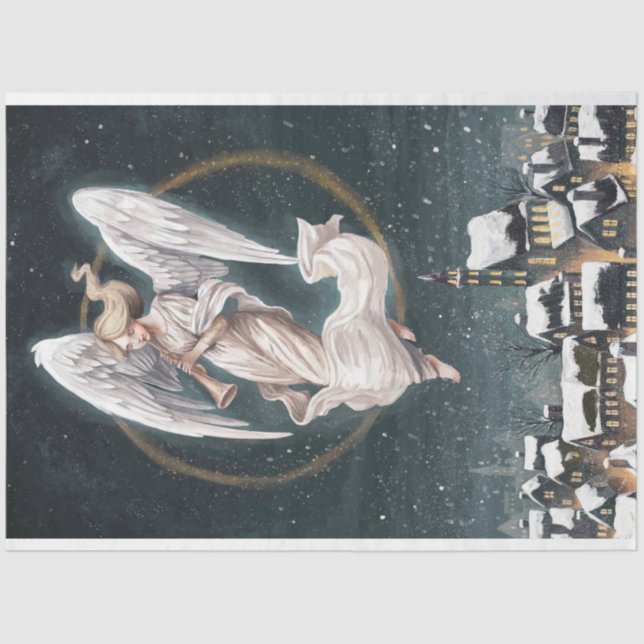 Silent Night Tissue Paper (Front)