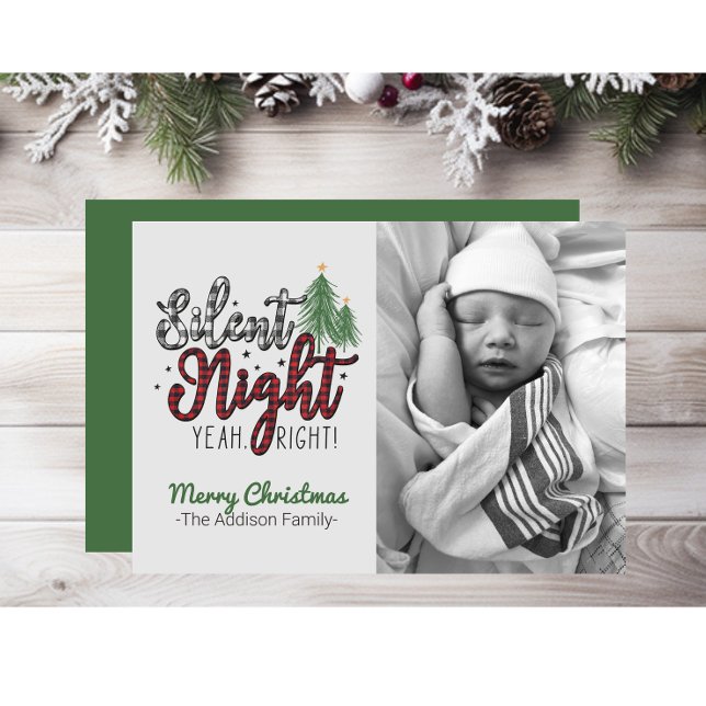 Silent Night Yeah Right Christmas Card (Creator Uploaded)