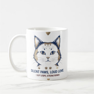 Silent Paws, Loud Love – Classic 11 oz Pet Lover Coffee Mug