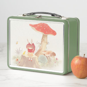 Silent Poetry Metal Lunch Box