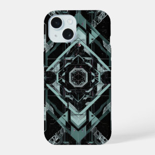 Silent Protocol: Cortex of Cyan iPhone 15 Case