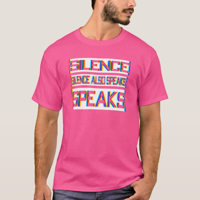 silent quote boy T-Shirt (Front)
