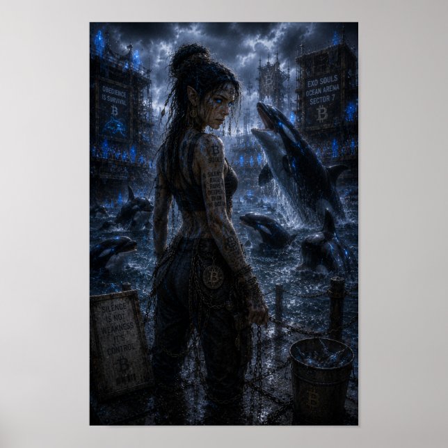Silent Rage / Orca Trainer / The Ocean Poster (Front)