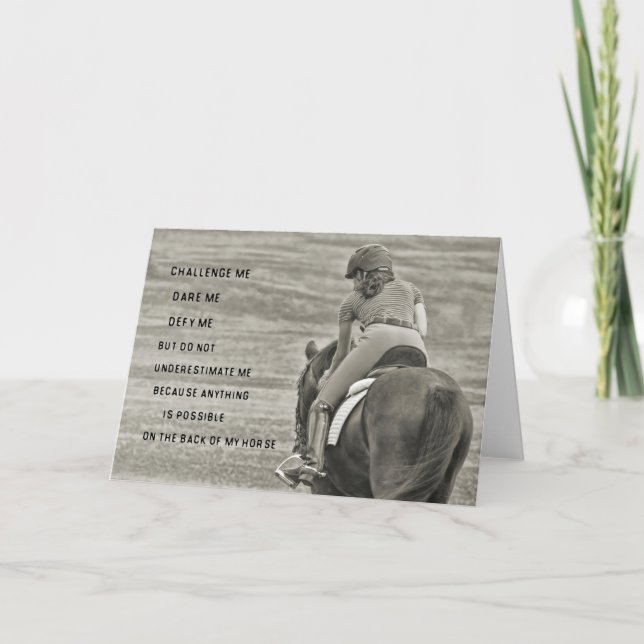 SILENT REWARD Greeting Card (Front)