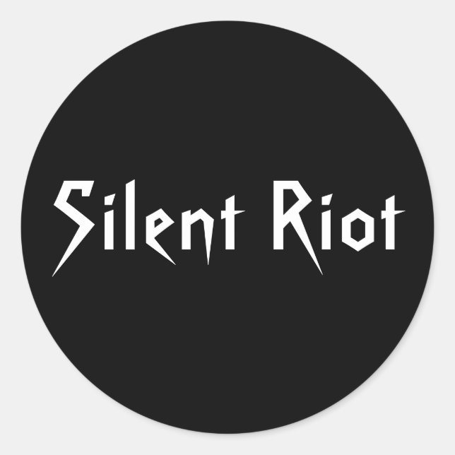 Silent Riot Stickers (Front)