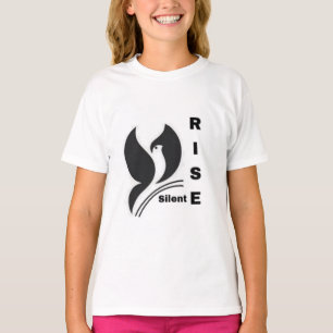 Silent Rise Bird Logo Minimalist Black Coffee Mug T-Shirt