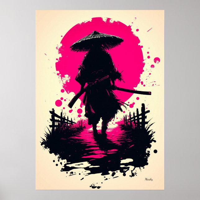 Silent Ronin Under the Blood Moon Poster (Front)