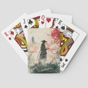 Silent Samurai Crimson Forest (1) Playing Cards