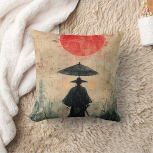 Silent Samurai Crimson Forest (2) Cushion