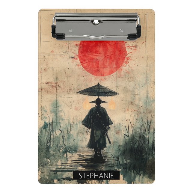 Silent Samurai Crimson Forest (2) Mini Clipboard (Front)