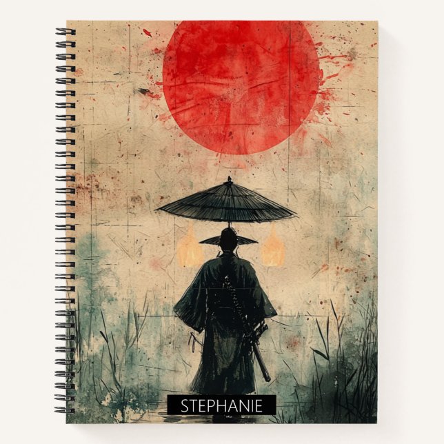 Silent Samurai Crimson Forest (2) Notebook (Front)