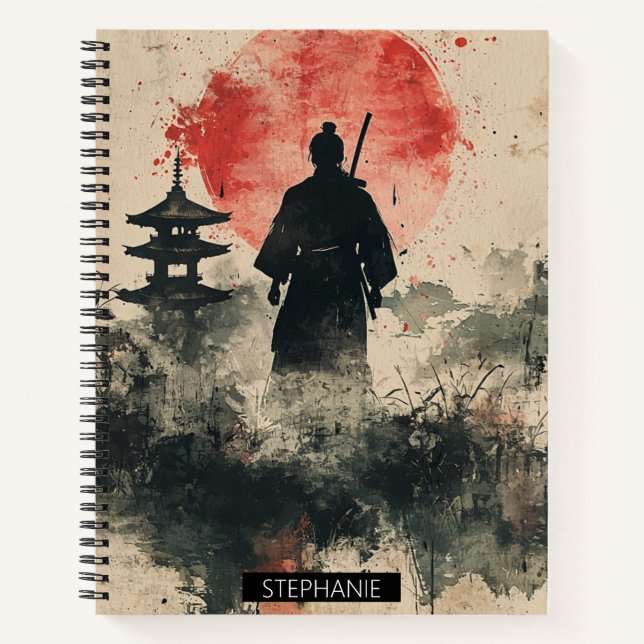 Silent Samurai Crimson Forest (3) Notebook (Front)