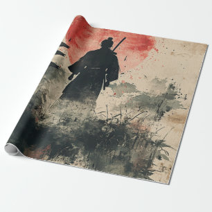 Silent Samurai Crimson Forest (3) Wrapping Paper