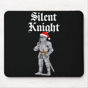 Silent Santa Knight Christmas Medieval Costume Men Mouse Mat