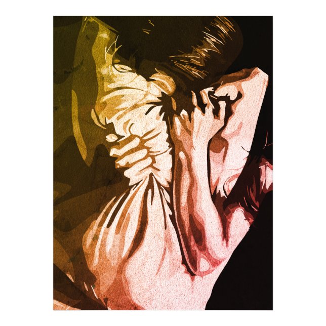 Silent Scream – Expression of Inner Turmoil Photo Print (Front)