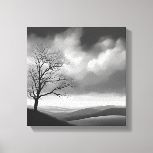 Silent Sentinel Canvas Print (Front)